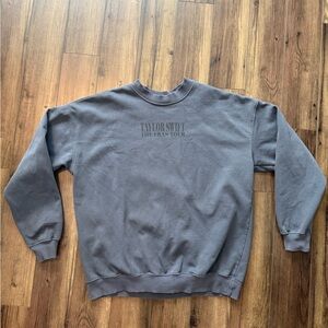 Taylor Swift Eras Tour blue Crewneck Sweater